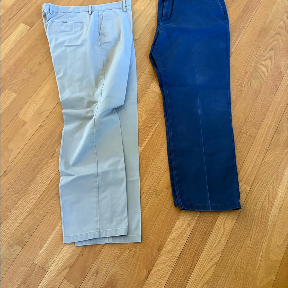 Goodthreads Men's Chinos in Light Gray and Dark Blue